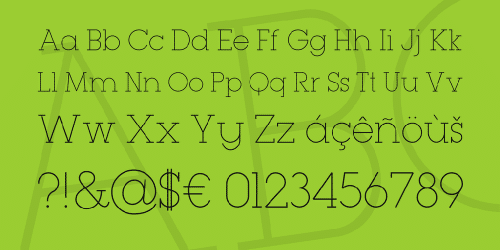 Typo Geoslab Thin Font 3
