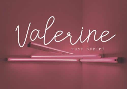 Valerine Font 1