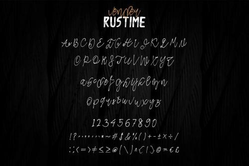 Vender Rustime Font Duo 7