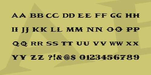 Vtc Belials Blade Font 2