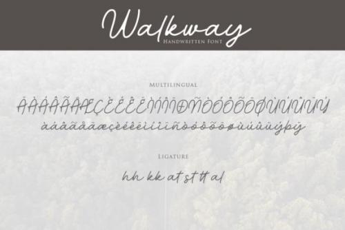 Walkway Font 10