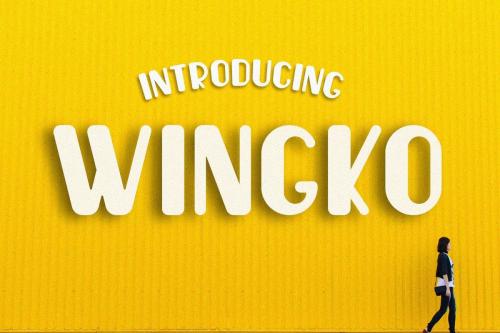 Wingko Sans Serif Font 1