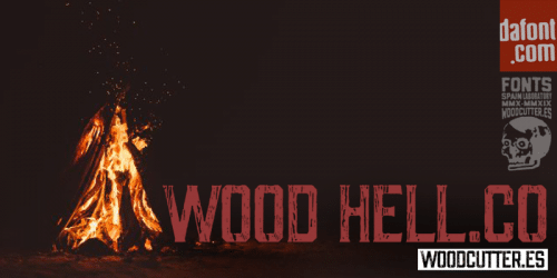 Wood Hell Company Font