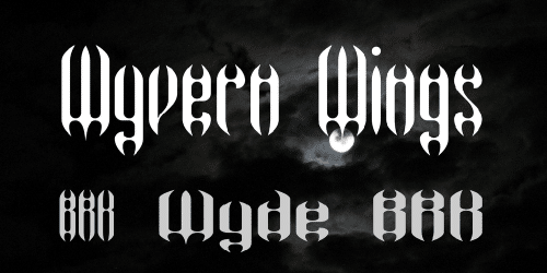 Wyvern Wings Font
