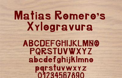 Xylogravura-Font