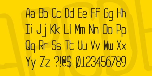 Yachting Type Font 3