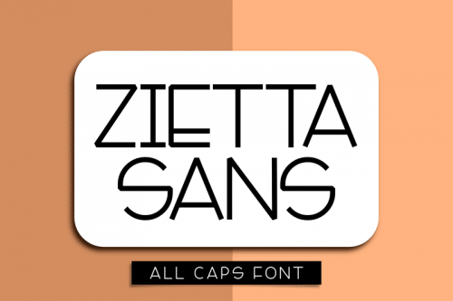 Zietta Sans Font 1