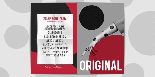 Zilap Font Team Font 4