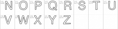 AZ Font 1