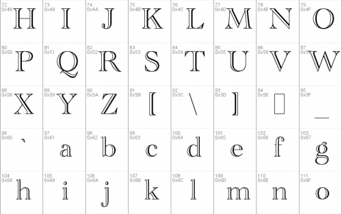 Academy Engraved Let Font 1