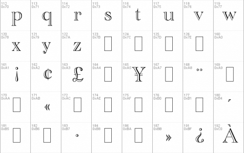 Academy Engraved Let Font 2