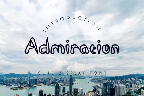 Admiration Display Font