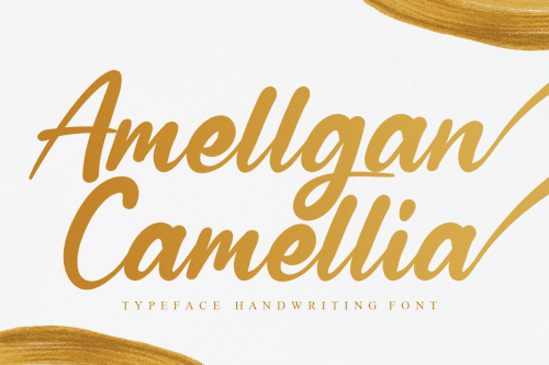 Amellgan Camellia Script Font