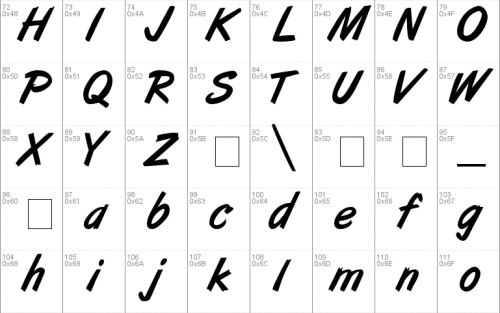 Art Brush Font 1