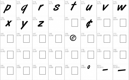 Art Brush Font 2