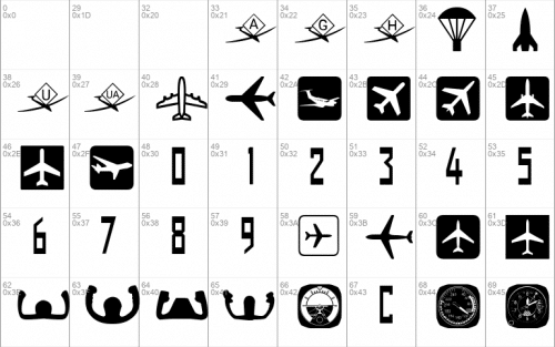 Aviation Font