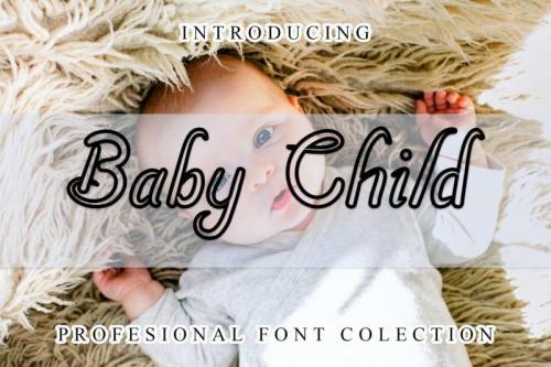 Baby Child Script Font