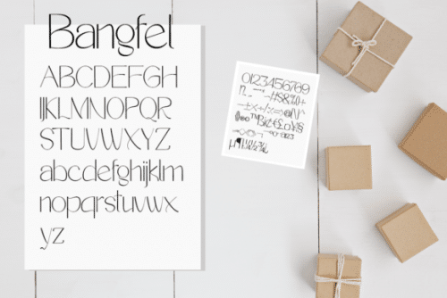 Bangfel Display Font 5