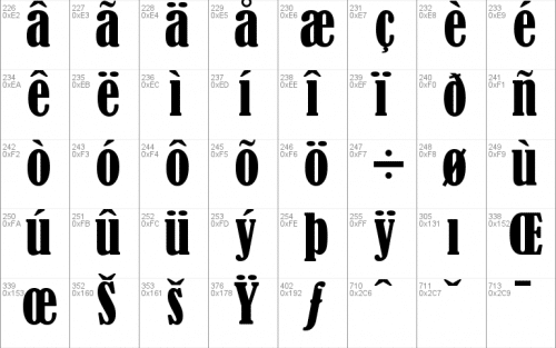 Bernard Mt Condensed Font 4