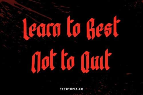 Bewear Creepy Font 5