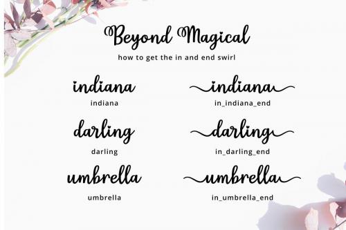 Beyond Magical Free For Persona Font 8