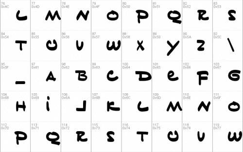 Bf Tiny Hand Font 1