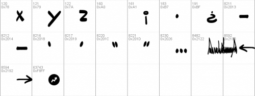 Bf Tiny Hand Font 2