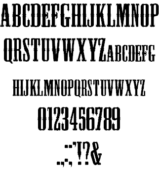 Blackhawk Font