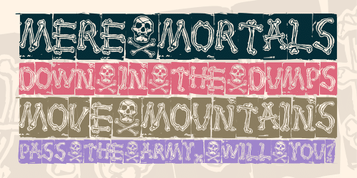 Bones Font 4