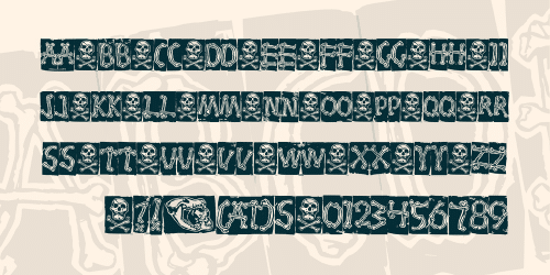 Bones Font 5