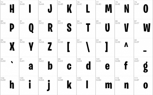 Burbank Big Bondensed Font 2