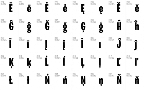 Burbank Big Bondensed Font 6