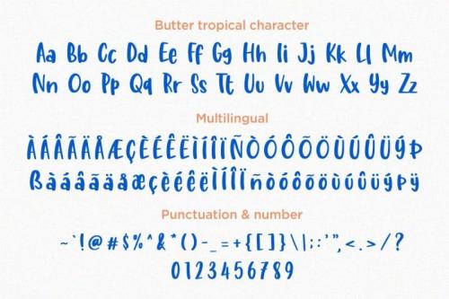Butter Tropical Script Font 3