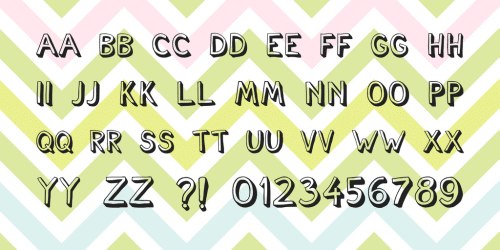 Cartoonish Font 3