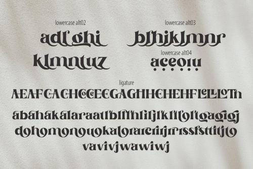 Catellos Powerful Serif Font 11