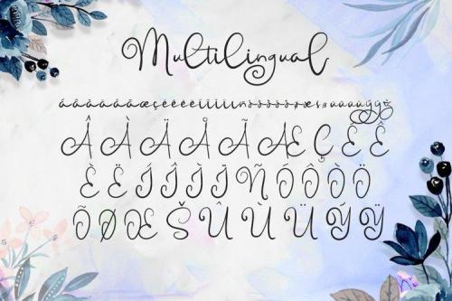Childish Calligraphy Script Font 3