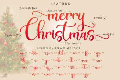 Christmas Bright Calligraphy Font 7