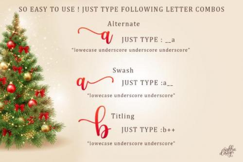 Christmas Bright Calligraphy Font 8