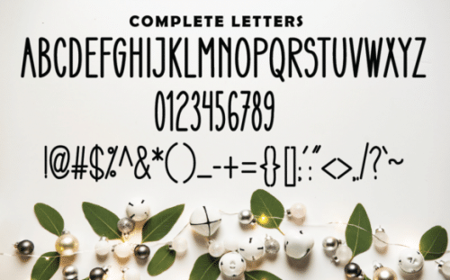 Christmas Light Display Font 1