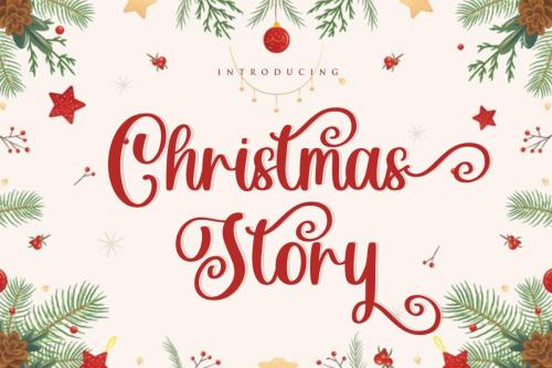 Christmas Story Calligraphy Font