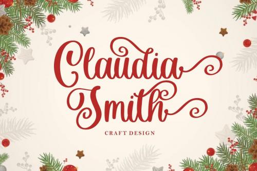 Christmas Story Calligraphy Font 1