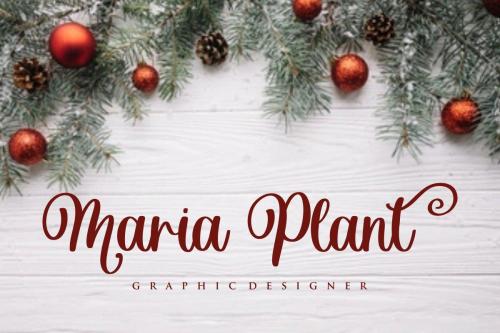 Christmas Story Calligraphy Font 8