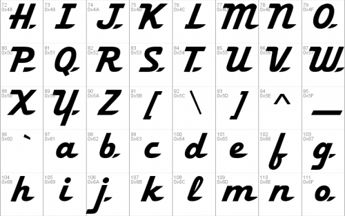 Classic Car Font 1