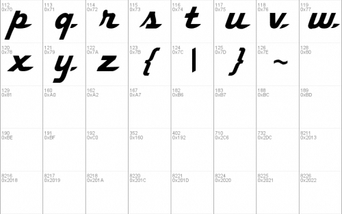 Classic Car Font 2