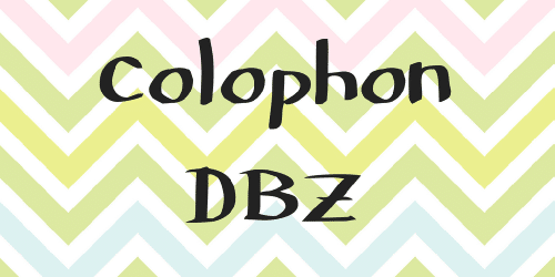 Colophon Dbz Font (1)