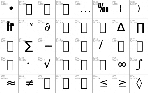 Compacta BT Font 6