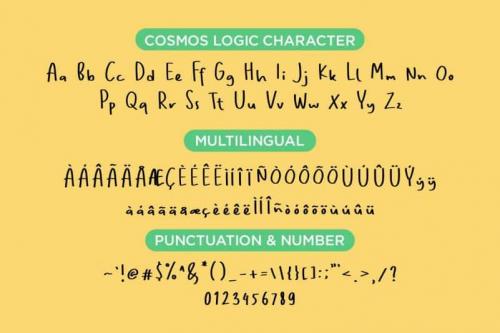 Cosmos Logic Display Font 4