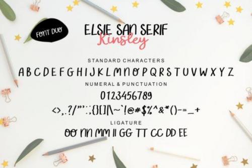 Elsie Kinsley Display Font Duo 9