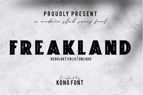 Freakland Display Font