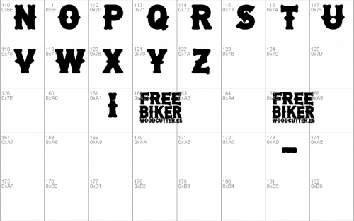 Free Biker Font 2